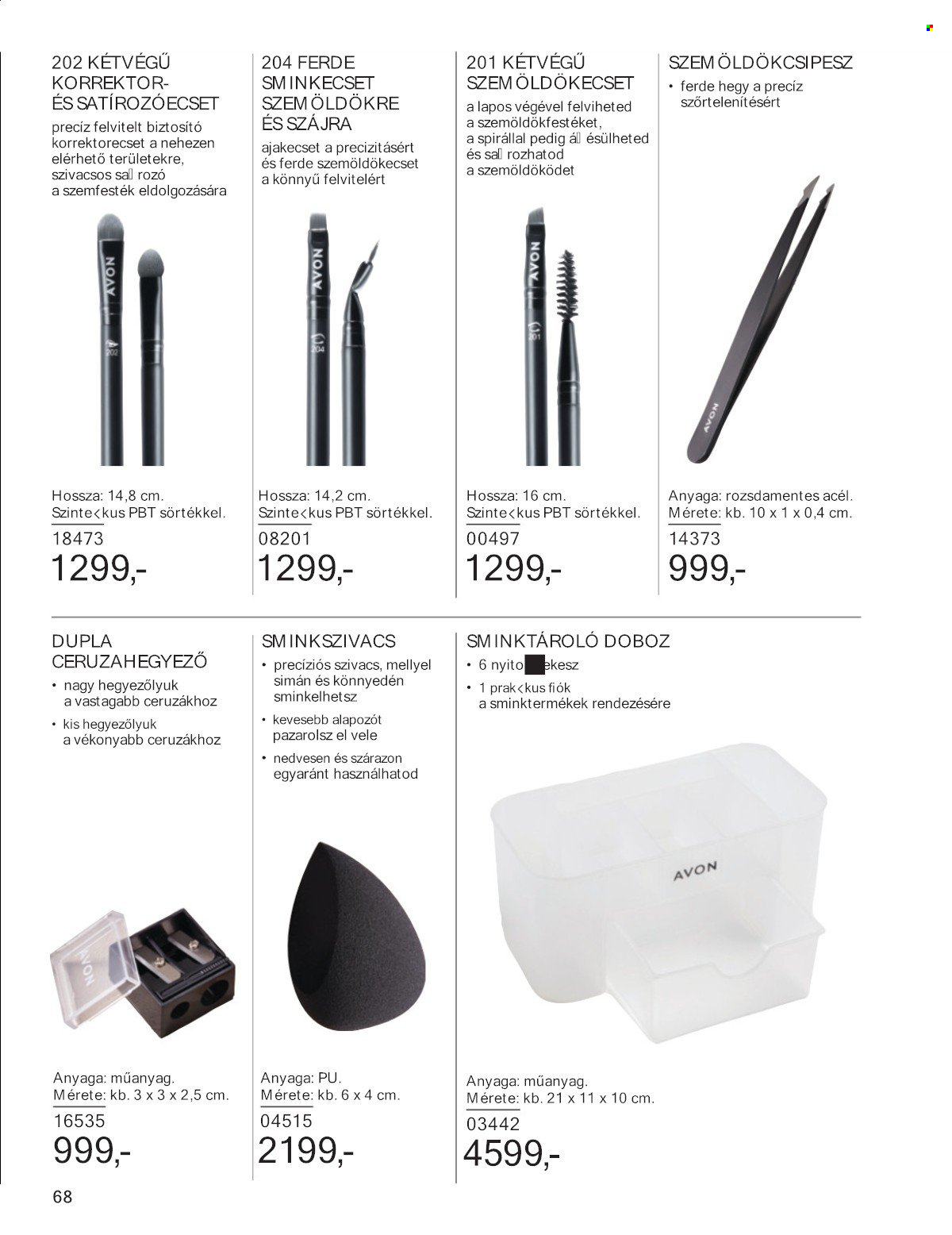 Avon akciós újság érvényes:  - 2025.05.01 - 2025.05.31. 68. oldal