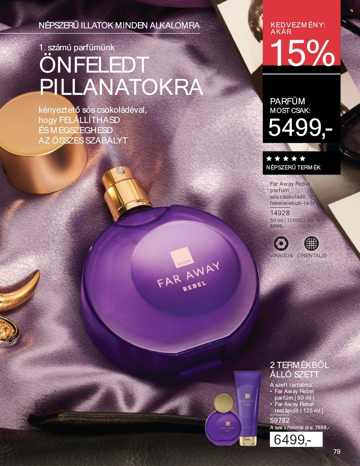Avon akciós újság érvényes:  - 2025.05.01 - 2025.05.31. 79. oldal