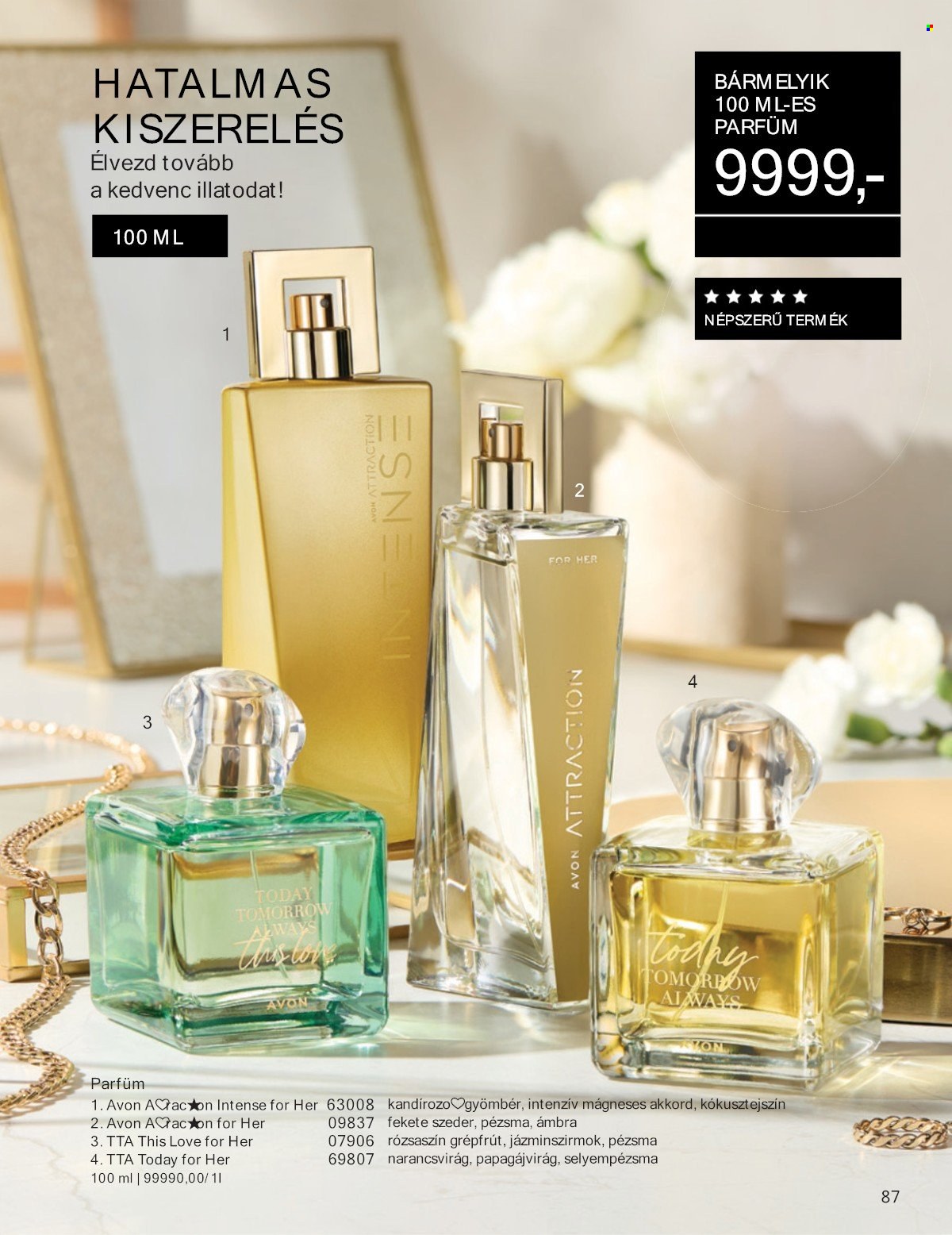 Avon akciós újság érvényes:  - 2025.05.01 - 2025.05.31. 87. oldal