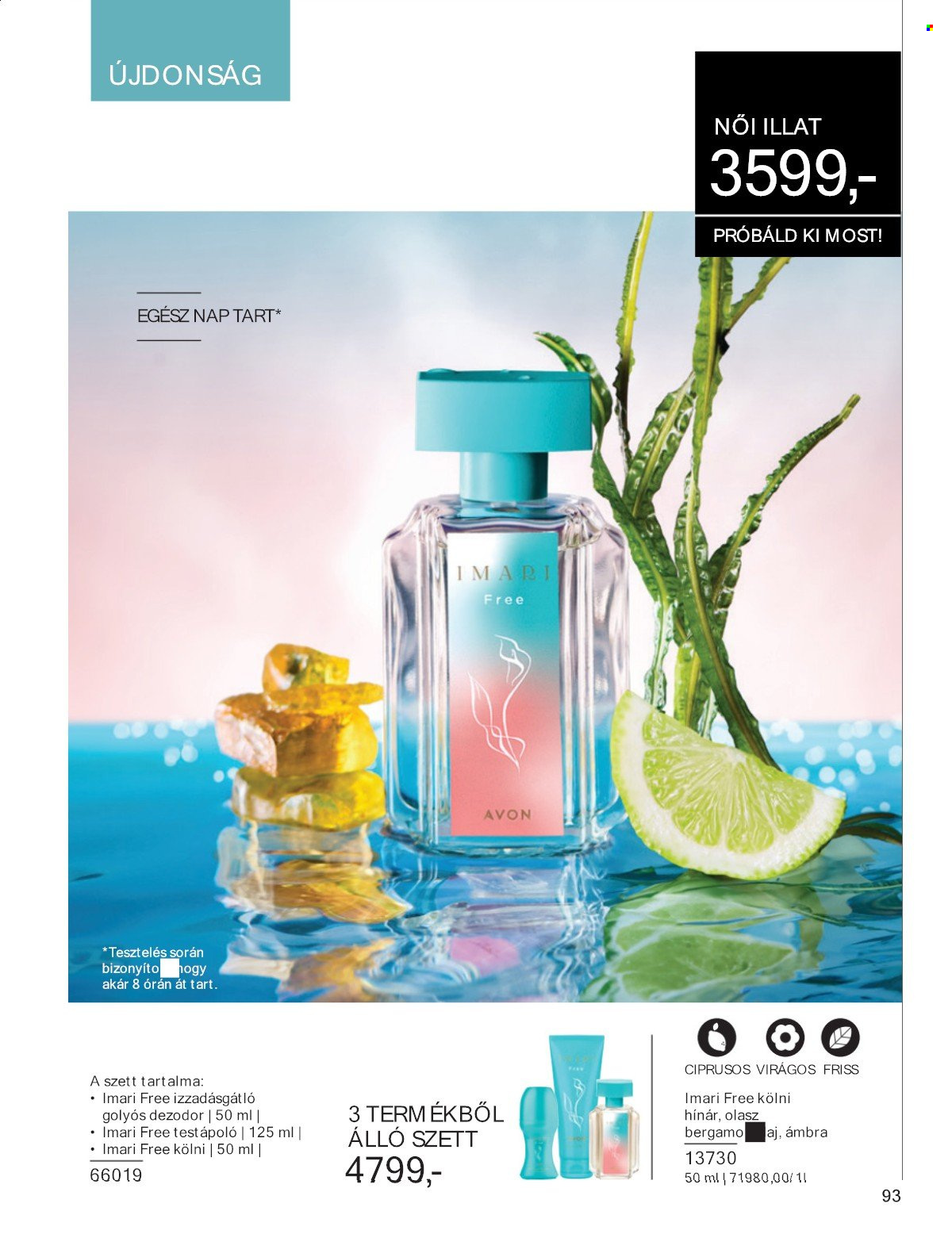Avon akciós újság érvényes:  - 2025.05.01 - 2025.05.31. 93. oldal
