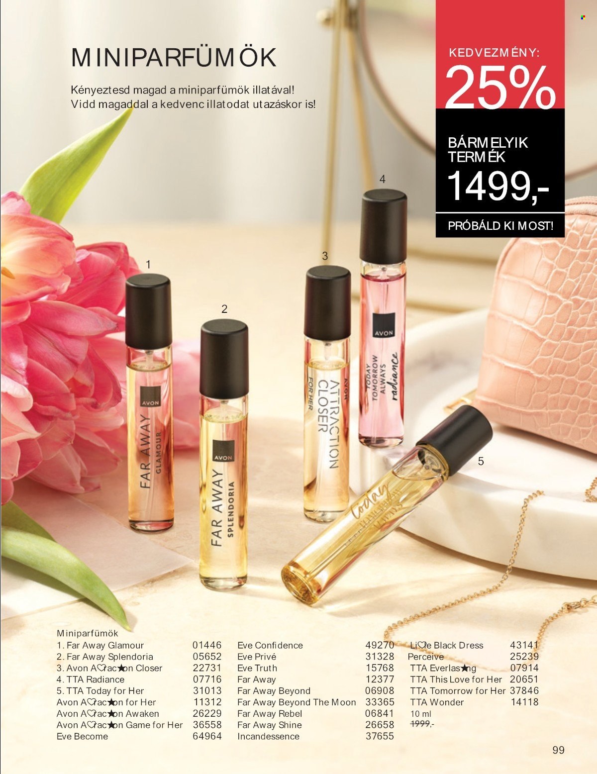Avon akciós újság érvényes:  - 2025.05.01 - 2025.05.31. 99. oldal