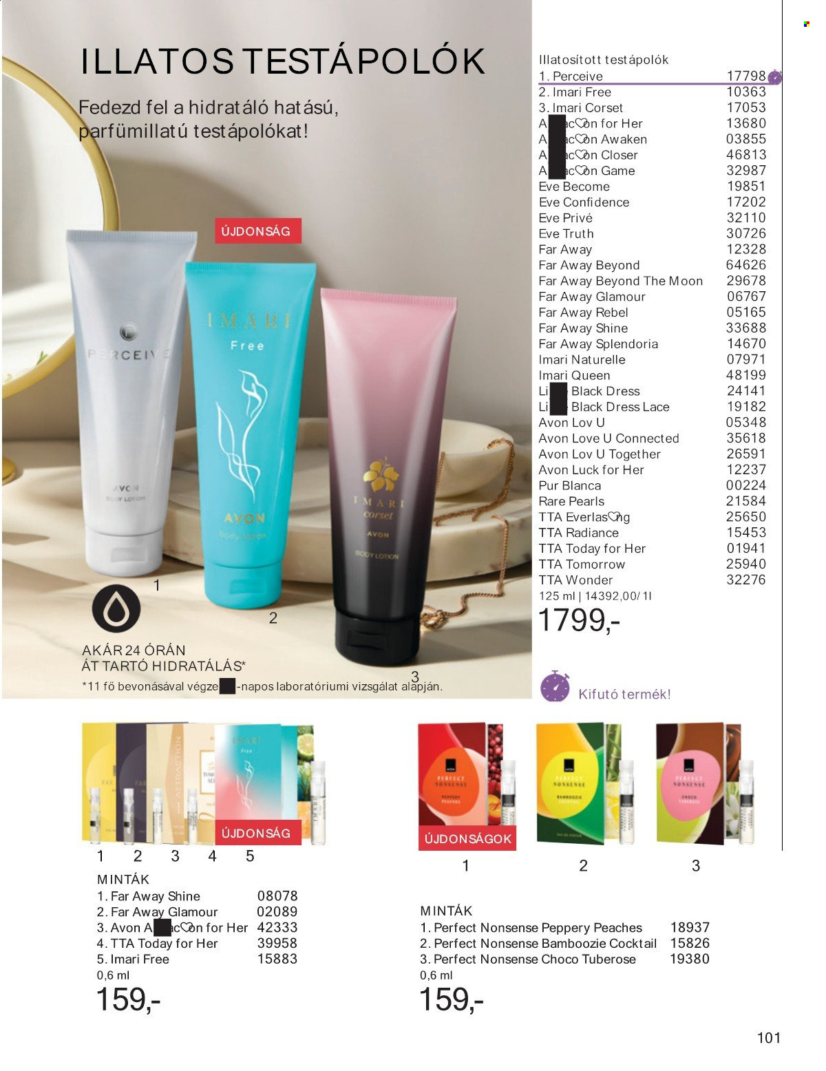 Avon akciós újság érvényes:  - 2025.05.01 - 2025.05.31. 101. oldal