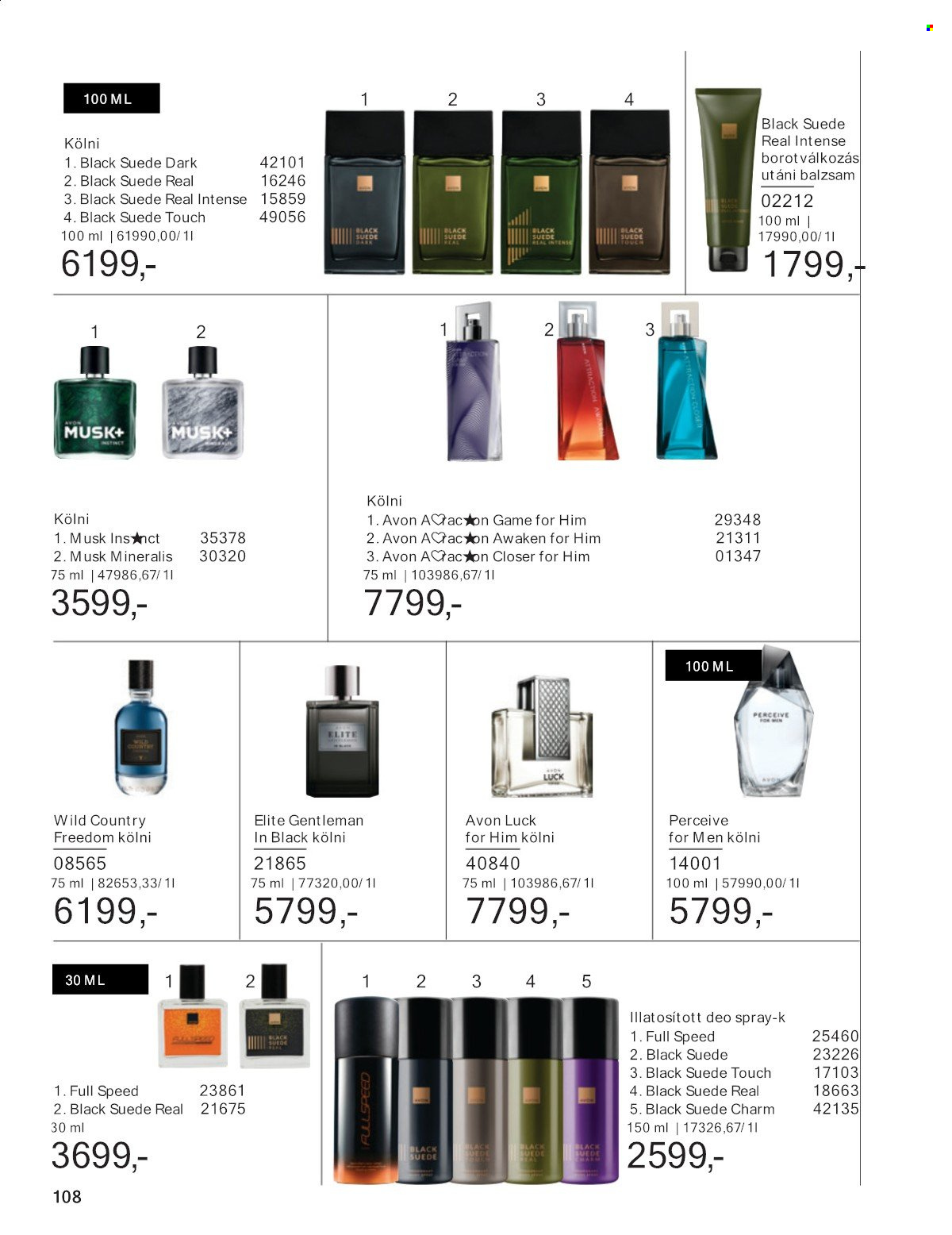 Avon akciós újság érvényes:  - 2025.05.01 - 2025.05.31. 108. oldal