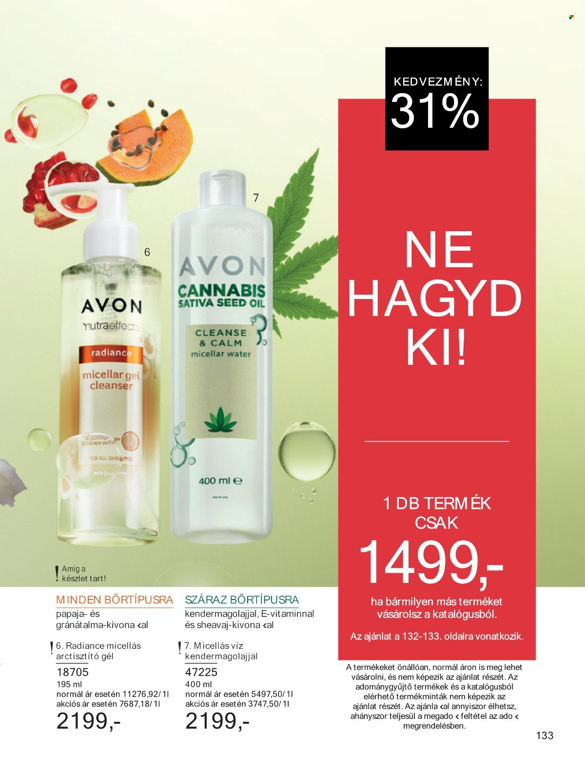 Avon akciós újság érvényes:  - 2025.05.01 - 2025.05.31. 133. oldal