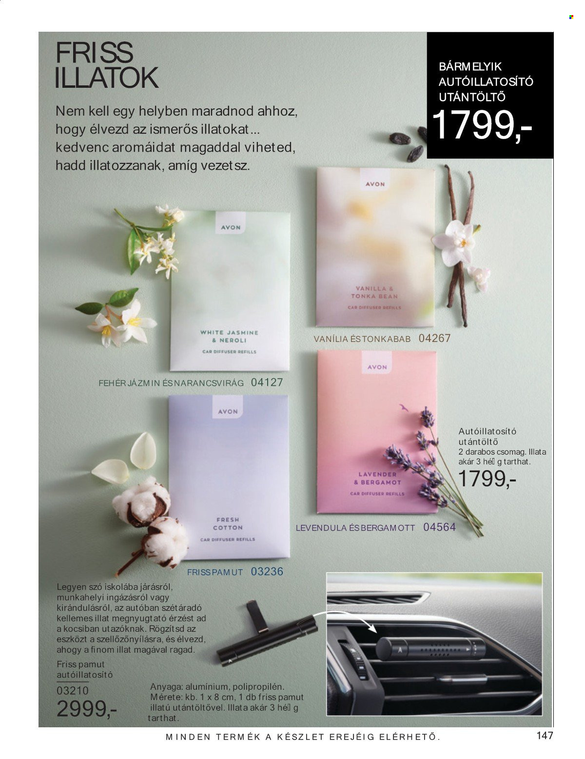 Avon akciós újság érvényes:  - 2025.05.01 - 2025.05.31. 147. oldal