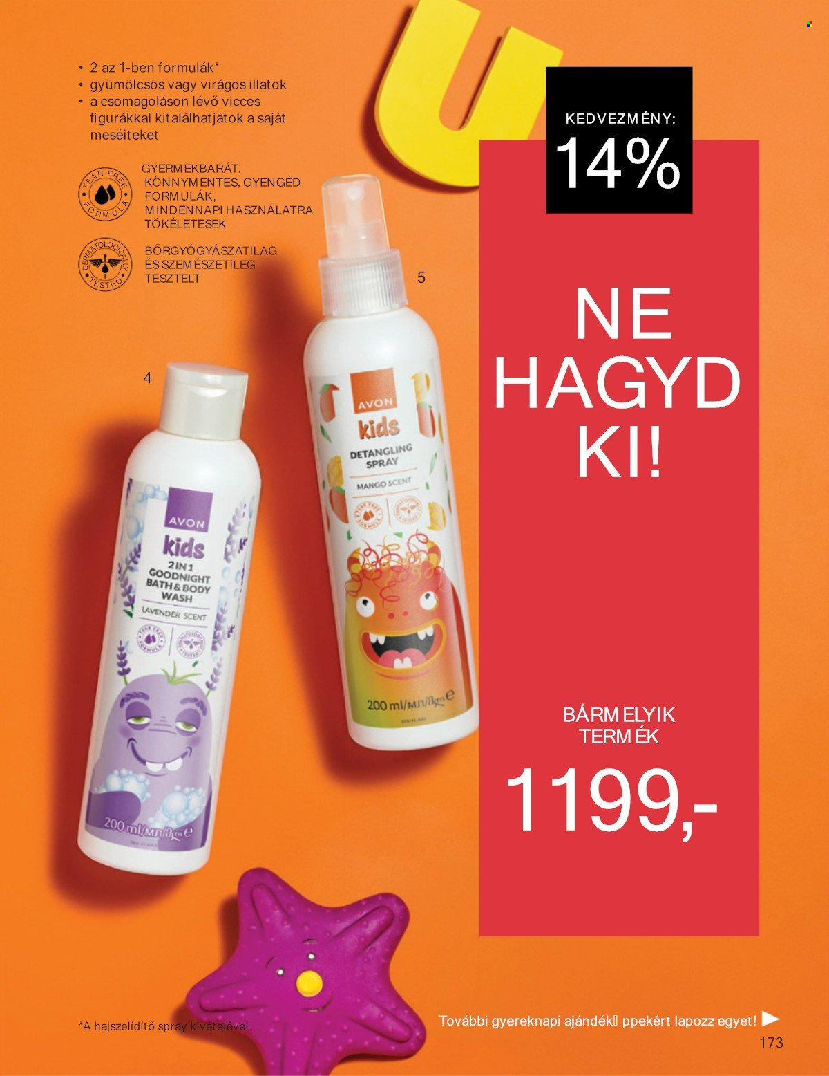 Avon akciós újság érvényes:  - 2025.05.01 - 2025.05.31. 173. oldal