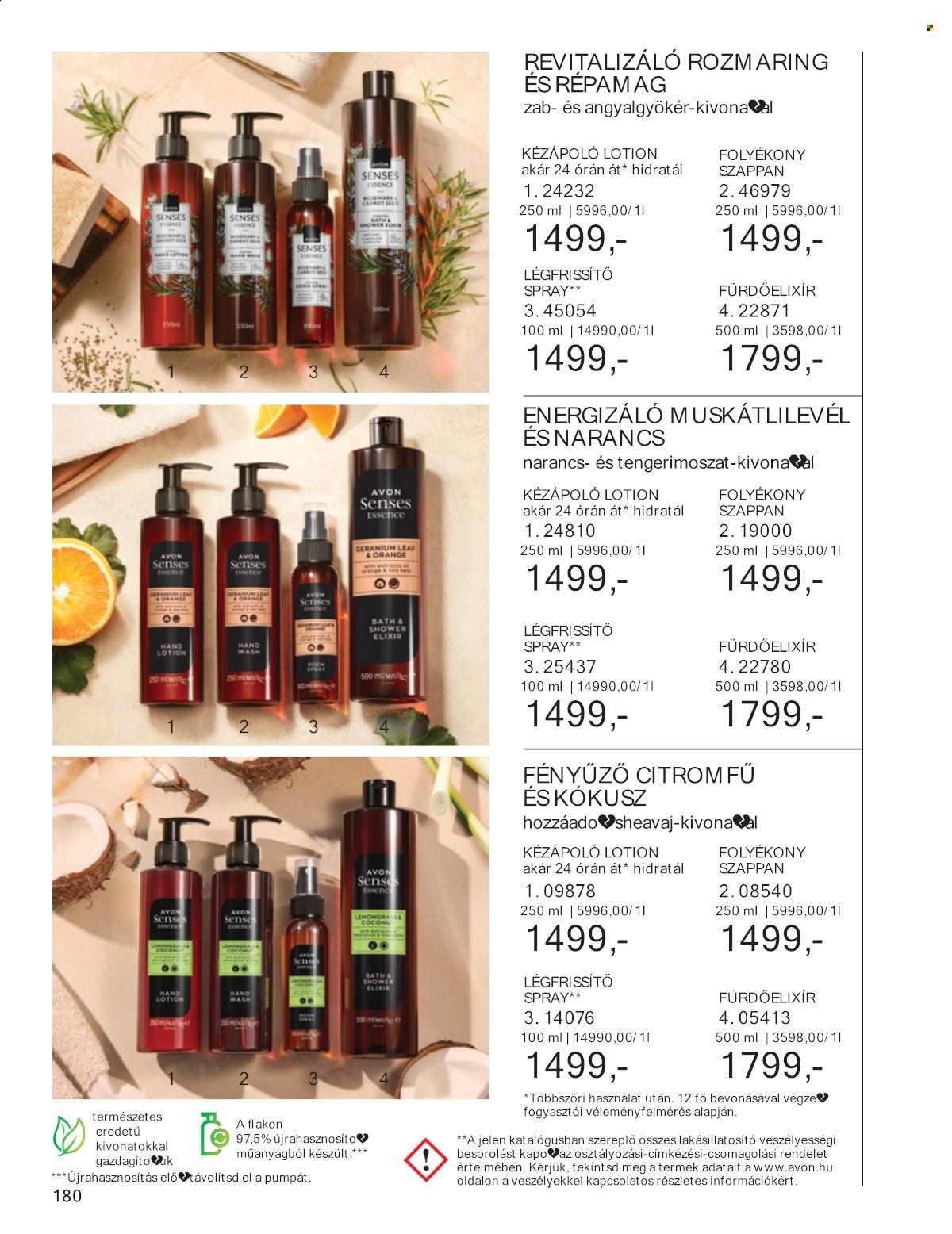 Avon akciós újság érvényes:  - 2025.05.01 - 2025.05.31. 180. oldal