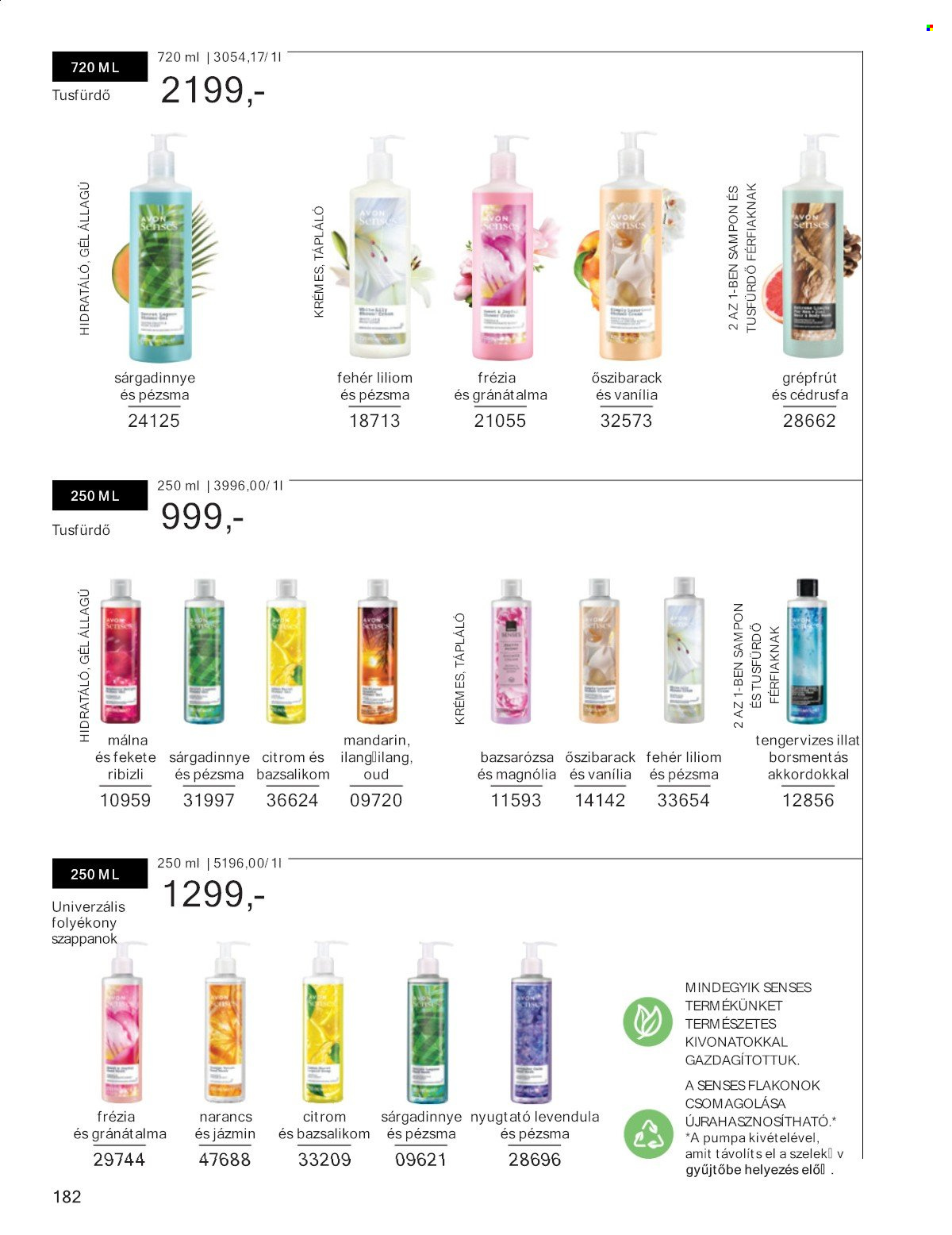 Avon akciós újság érvényes:  - 2025.05.01 - 2025.05.31. 182. oldal