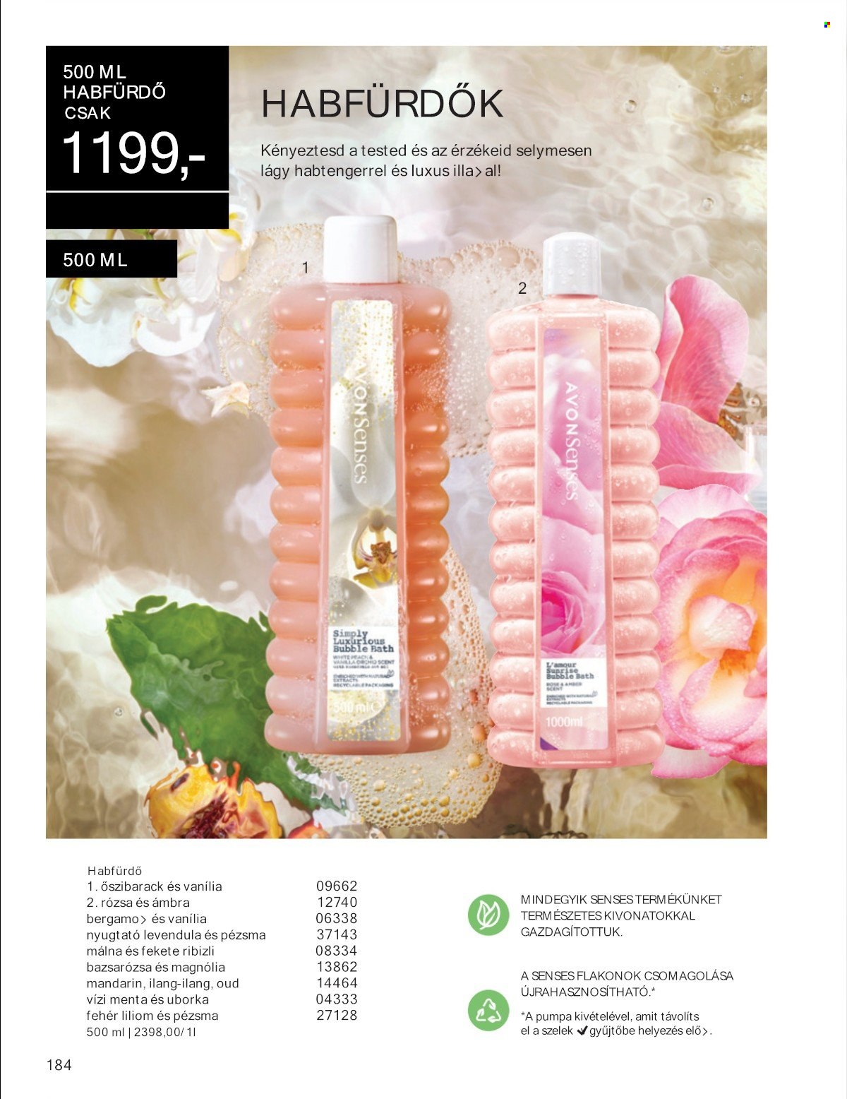 Avon akciós újság érvényes:  - 2025.05.01 - 2025.05.31. 184. oldal