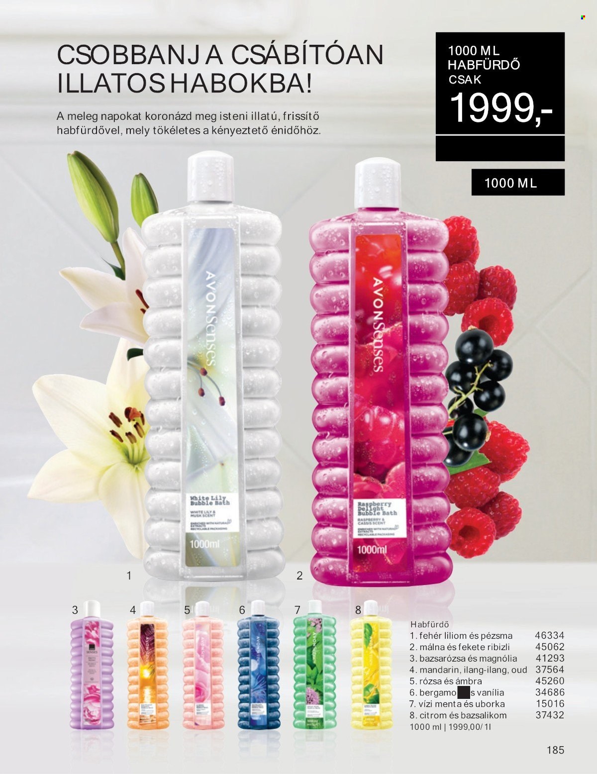 Avon akciós újság érvényes:  - 2025.05.01 - 2025.05.31. 185. oldal