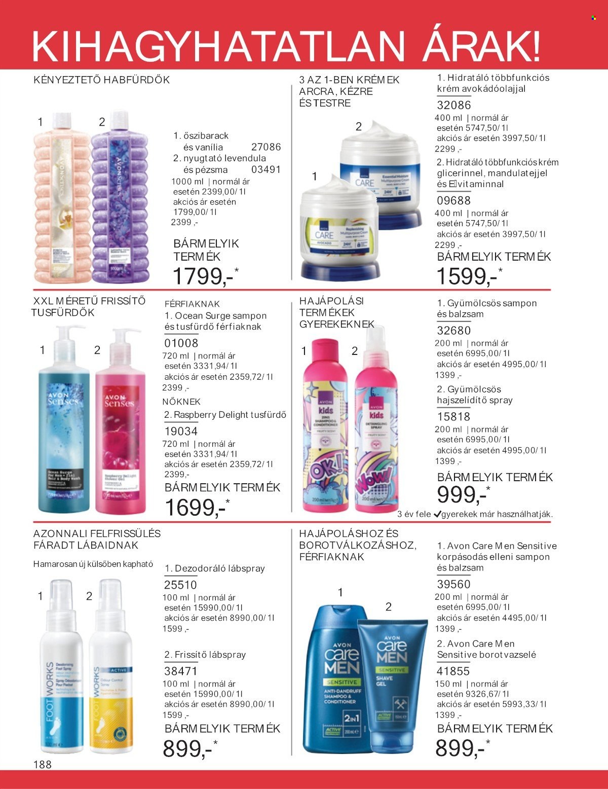 Avon akciós újság érvényes:  - 2025.05.01 - 2025.05.31. 188. oldal