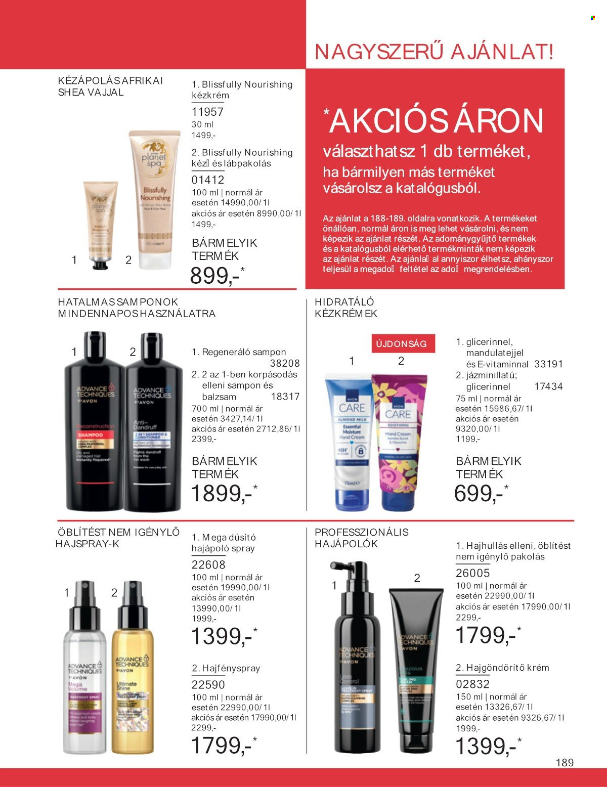 Avon akciós újság érvényes:  - 2025.05.01 - 2025.05.31. 189. oldal