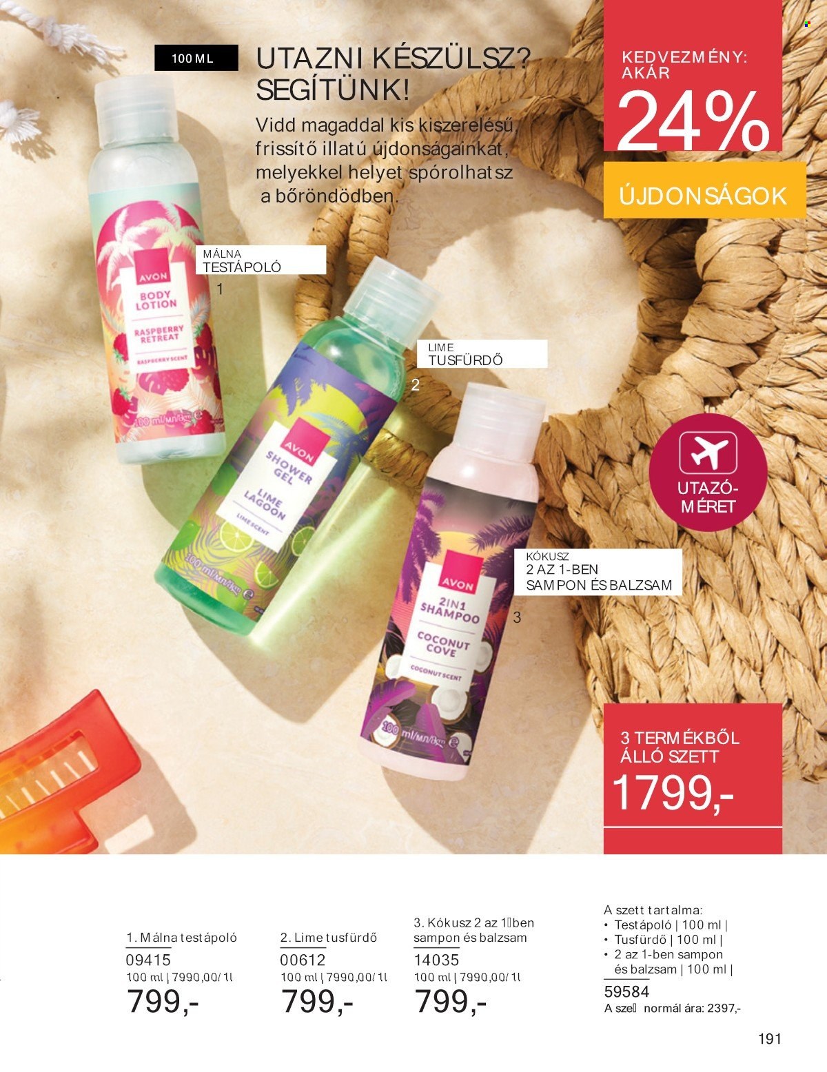Avon akciós újság érvényes:  - 2025.05.01 - 2025.05.31. 191. oldal