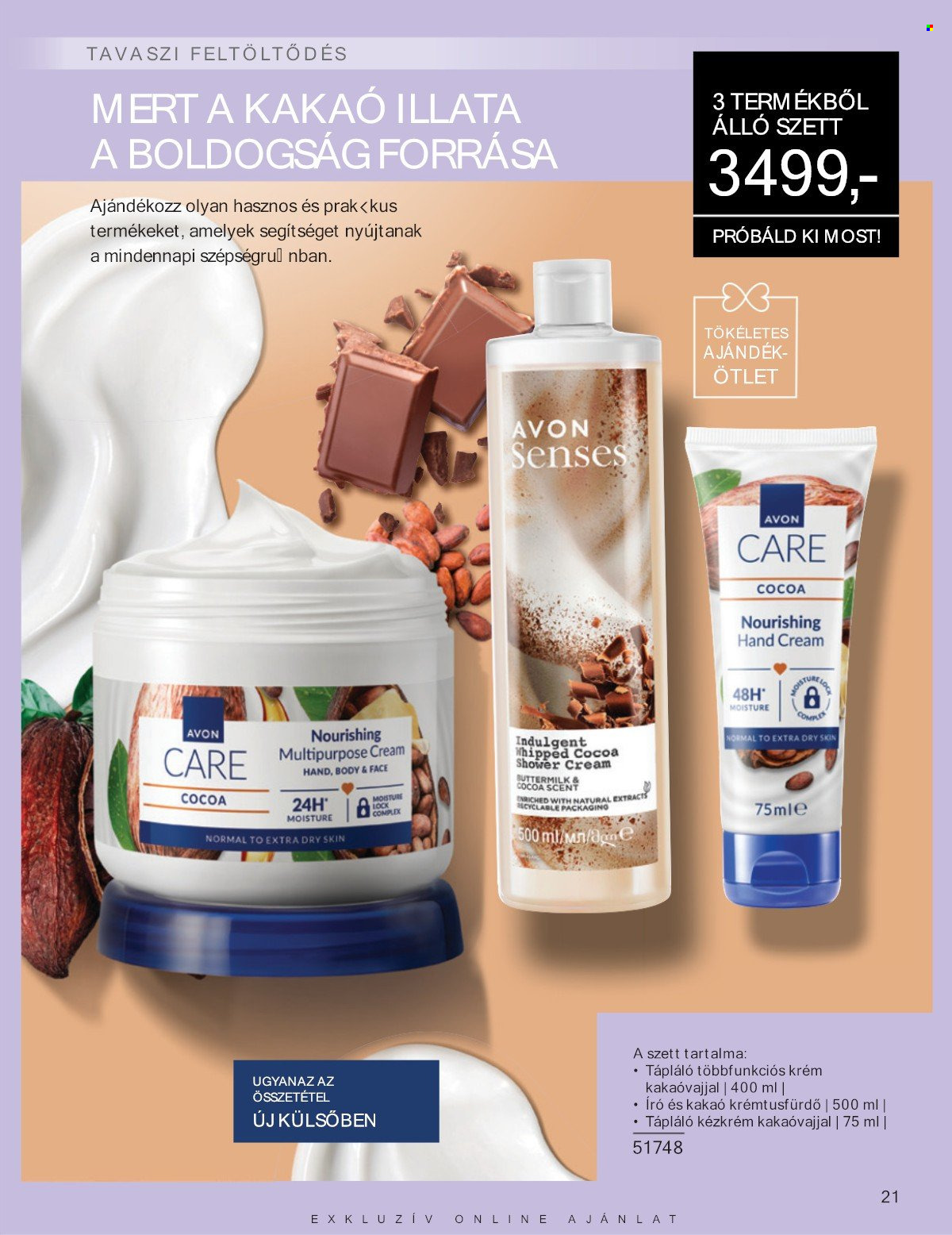 Avon akciós újság érvényes:  - 2025.05.01 - 2025.05.31. 21. oldal