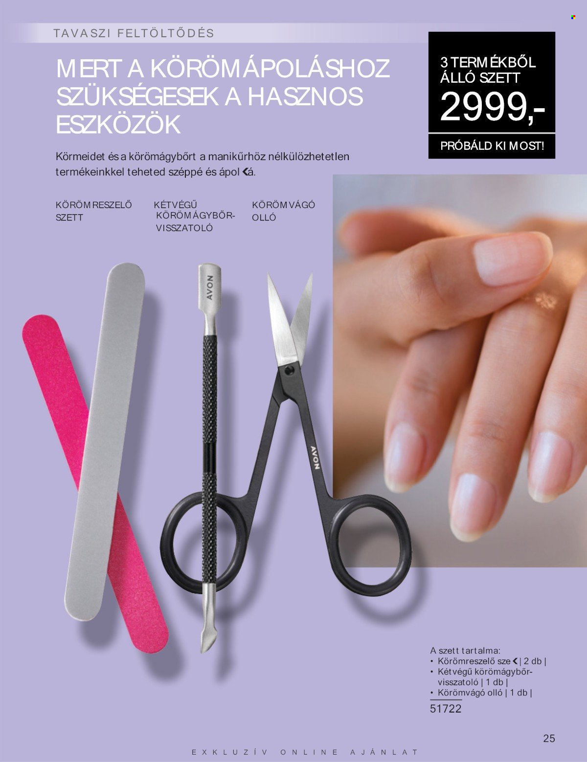 Avon akciós újság érvényes:  - 2025.05.01 - 2025.05.31. 25. oldal