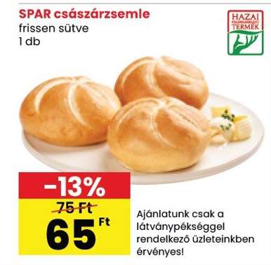 SPAR császárzsemle