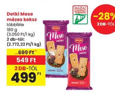 Detki Mese mézes keksz