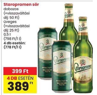 Staropramen sör