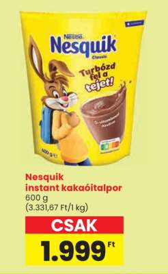 Nesquik Instant Kakaóitalpor