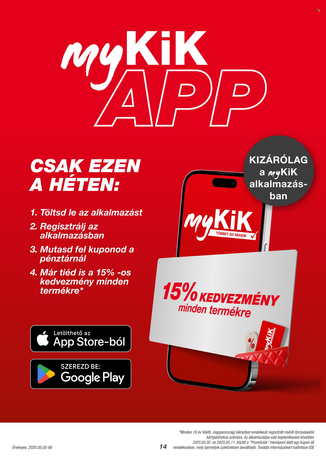Kik akciós újság érvényes: . 14. oldal