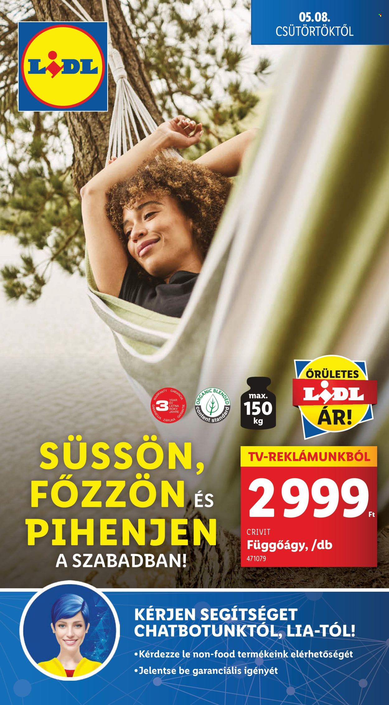 Lidl akciós újság érvényes:  - 2025.05.08 - 2025.05.14. 1. oldal