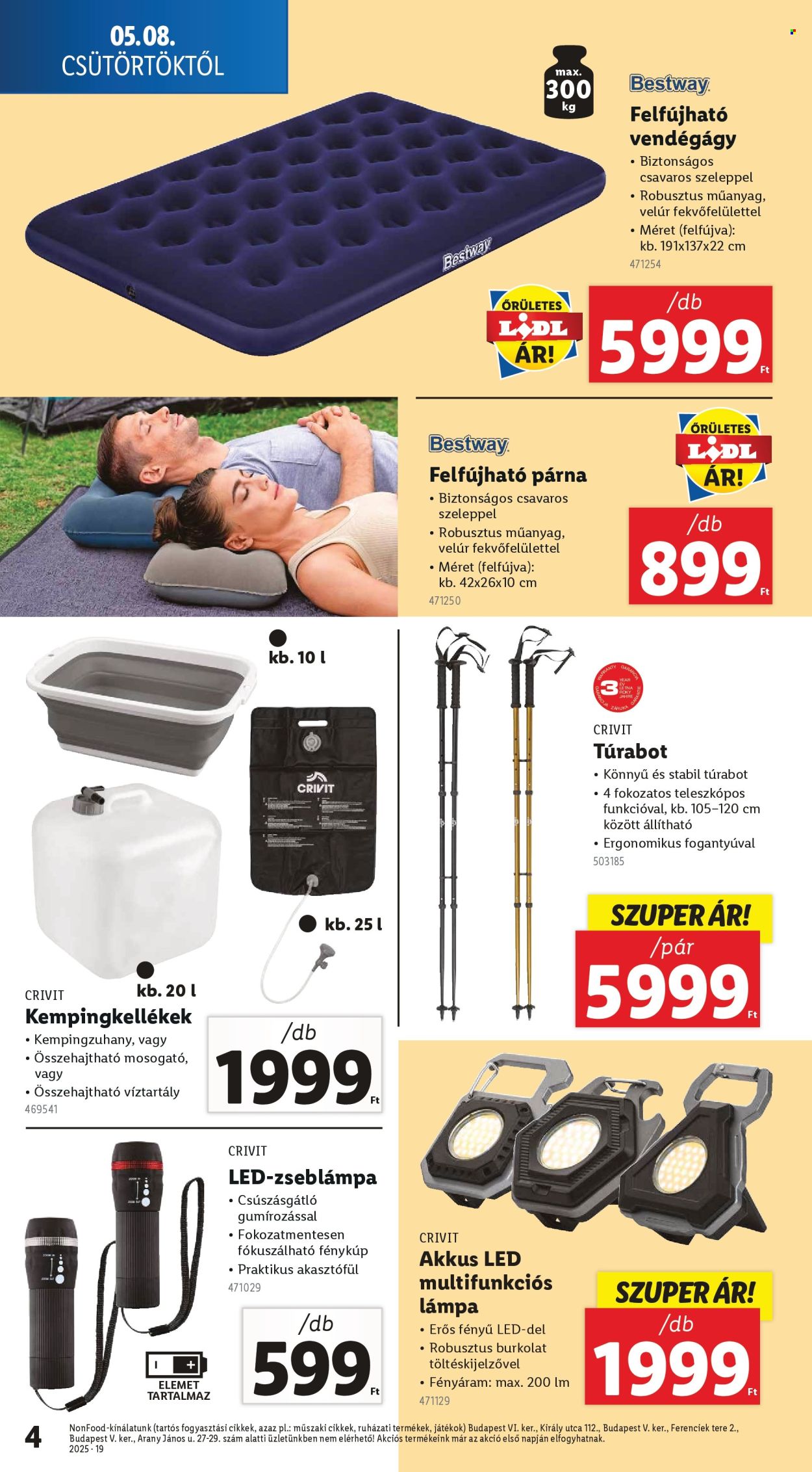 Lidl akciós újság érvényes:  - 2025.05.08 - 2025.05.14. 4. oldal