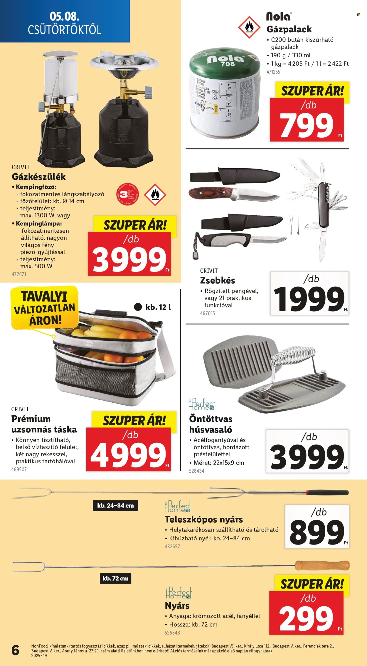 Lidl akciós újság érvényes:  - 2025.05.08 - 2025.05.14. 6. oldal