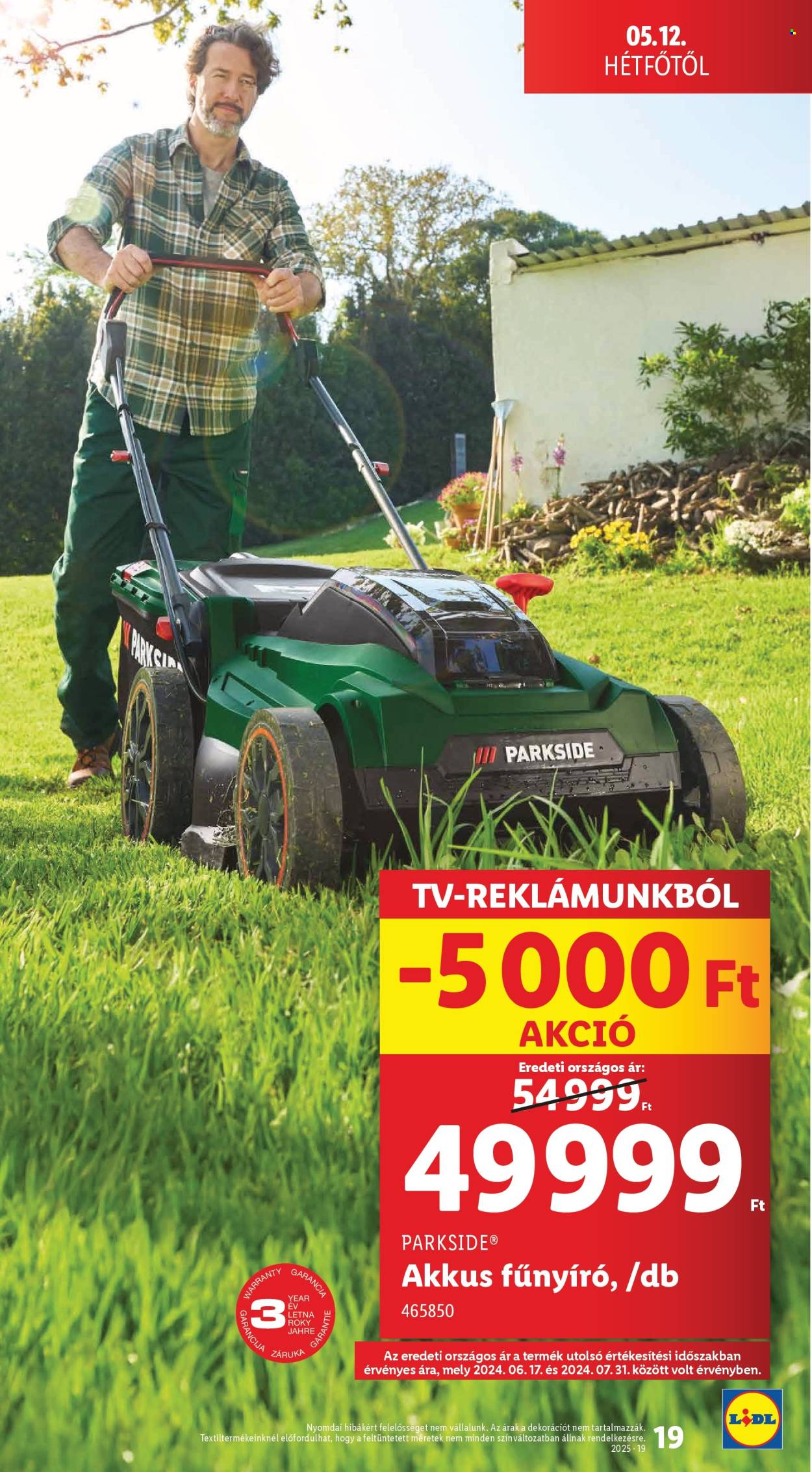 Lidl akciós újság érvényes:  - 2025.05.08 - 2025.05.14. 19. oldal