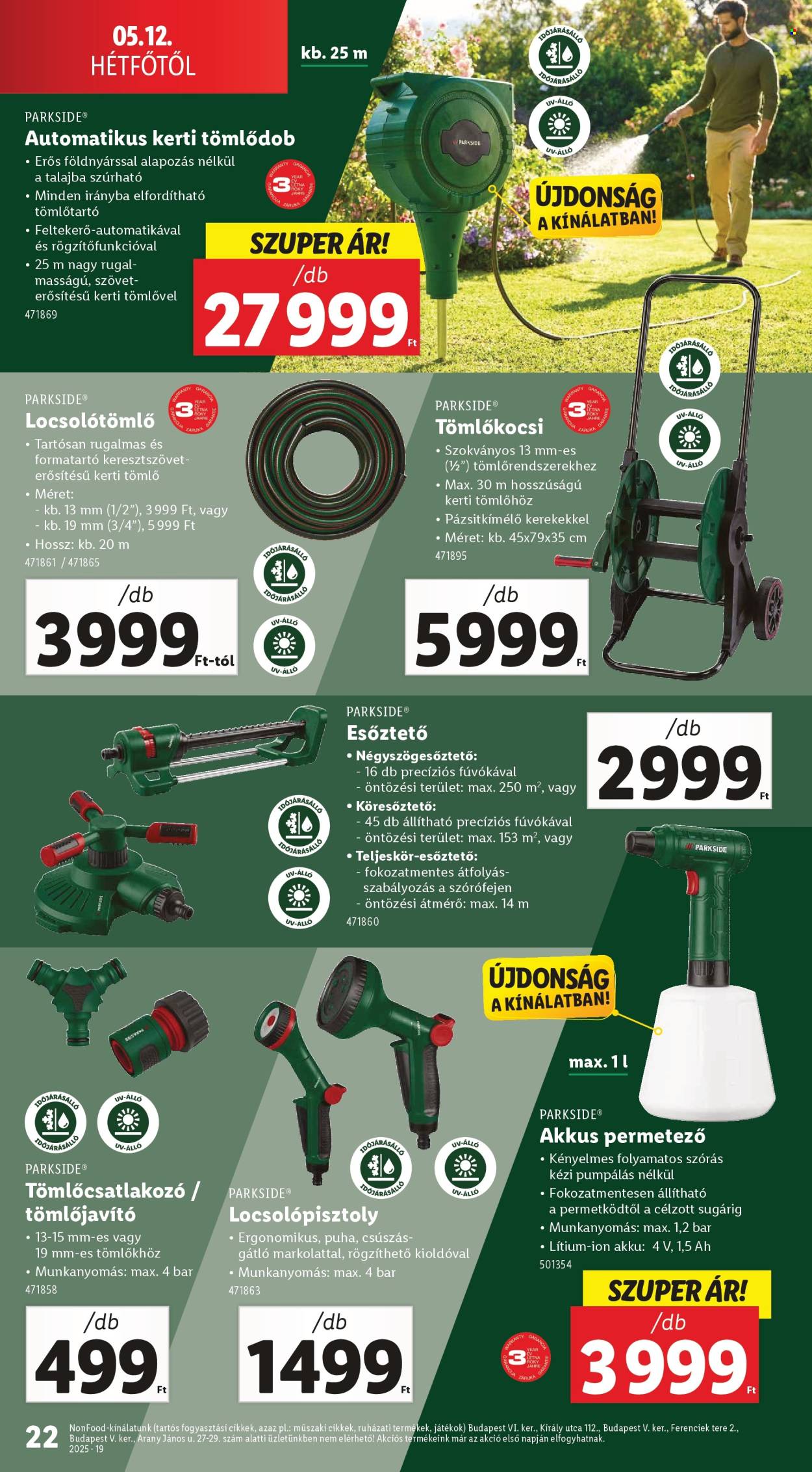 Lidl akciós újság érvényes:  - 2025.05.08 - 2025.05.14. 22. oldal