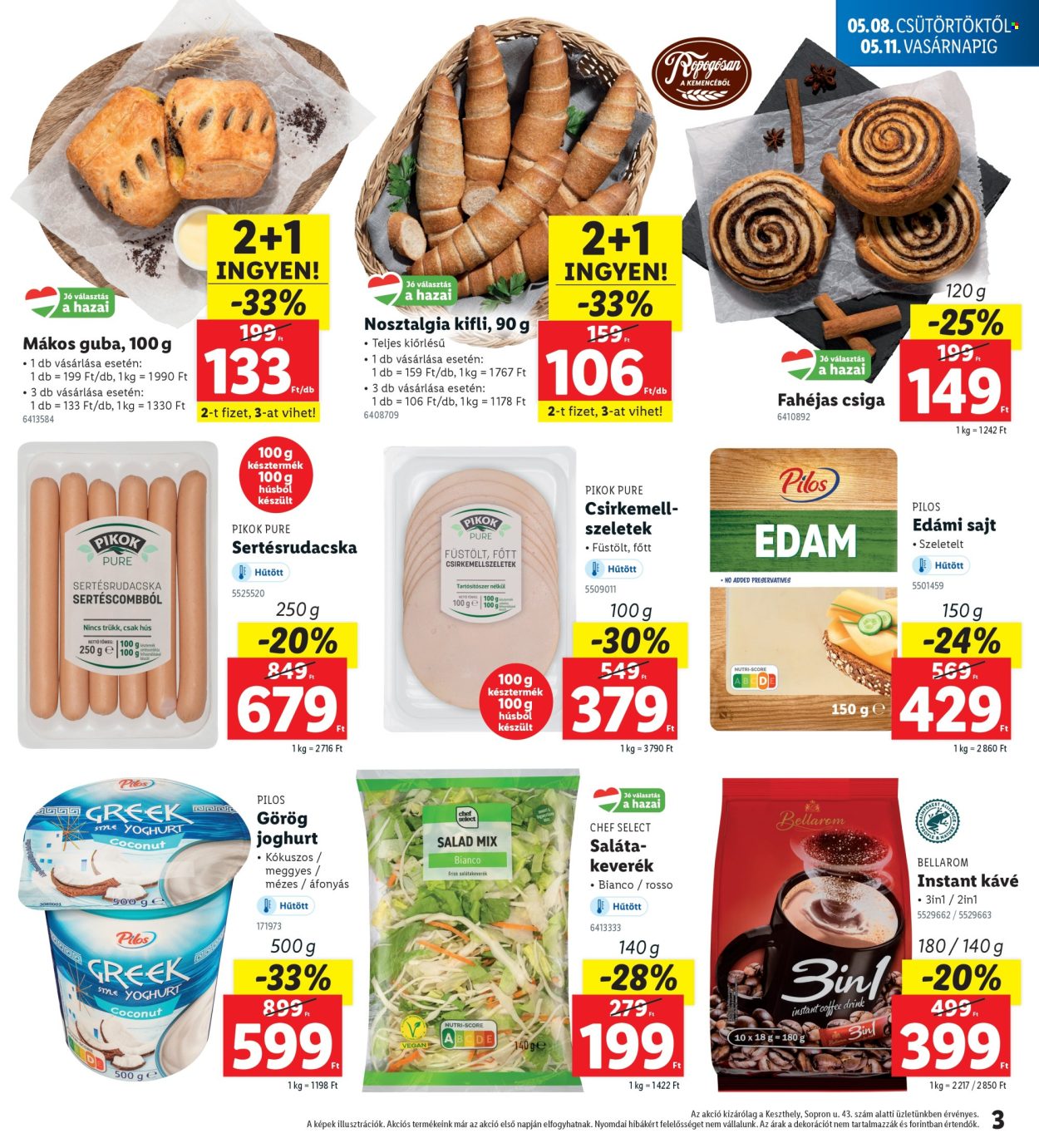 Lidl akciós újság érvényes:  - 2025.05.08 - 2025.05.11. 3. oldal