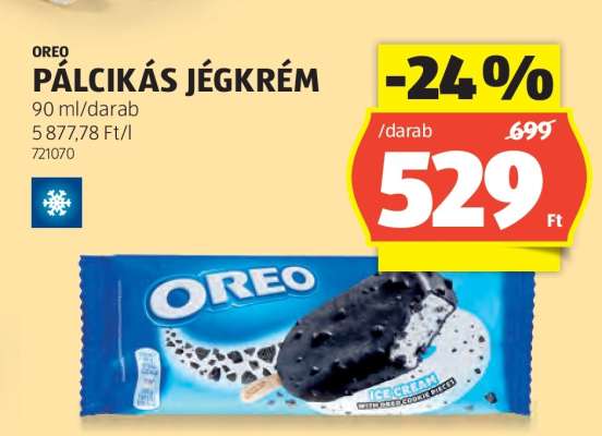 OREO Pálcikás Jégkrém