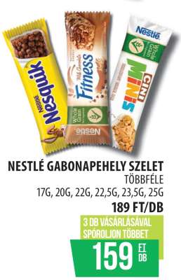 Nestlé gabonapehely-szelet