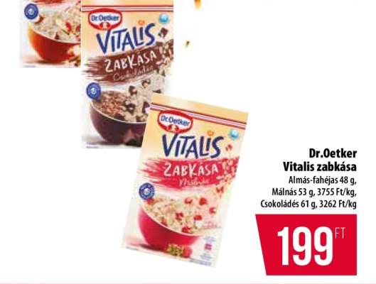 DR OETKER Vitalis zabkása*