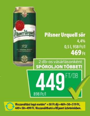 Pilsner Urquell sör