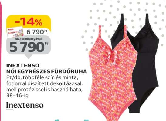 INEXTENSO NŐI EGYRÉSZES FÜRDŐRUHA