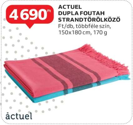 ACTUEL DUPLA FOUTAH STRANDTÖRÖLKÖZŐ