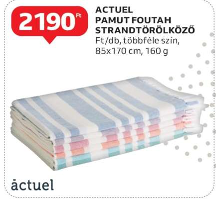 ACTUEL PAMUT FOUTAH STRANDTÖRÖLKÖZŐ