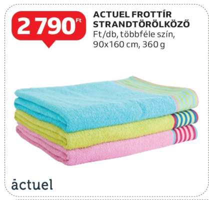 ACTUEL FROTTÍR STRANDTÖRÖLKÖZŐ
