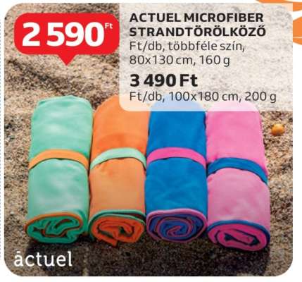 ACTUEL MICROFIBER STRANDTÖRÖLKÖZŐ