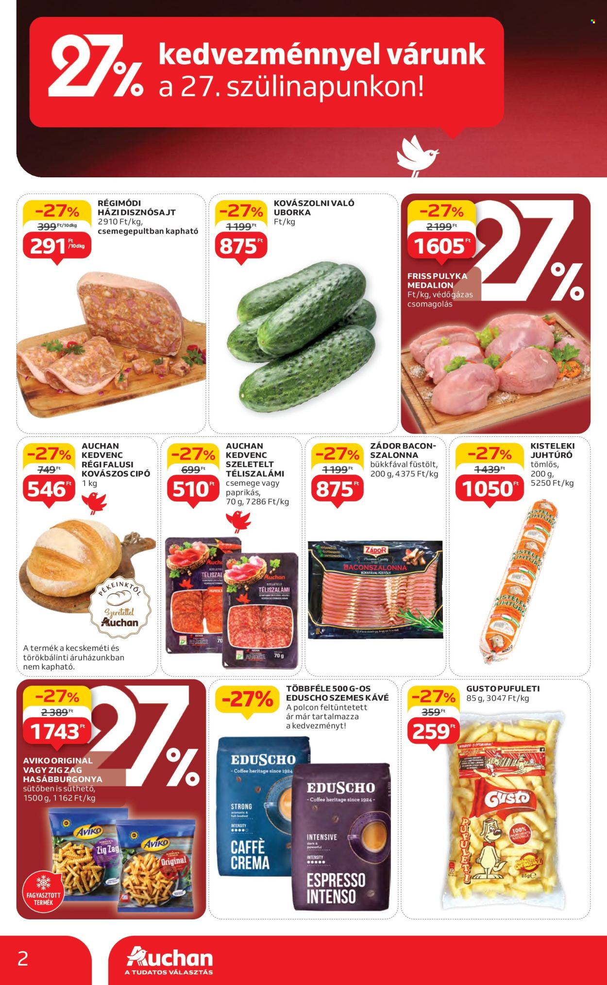 Auchan akciós újság érvényes:  - 2025.05.08 - 2025.05.14. 2. oldal