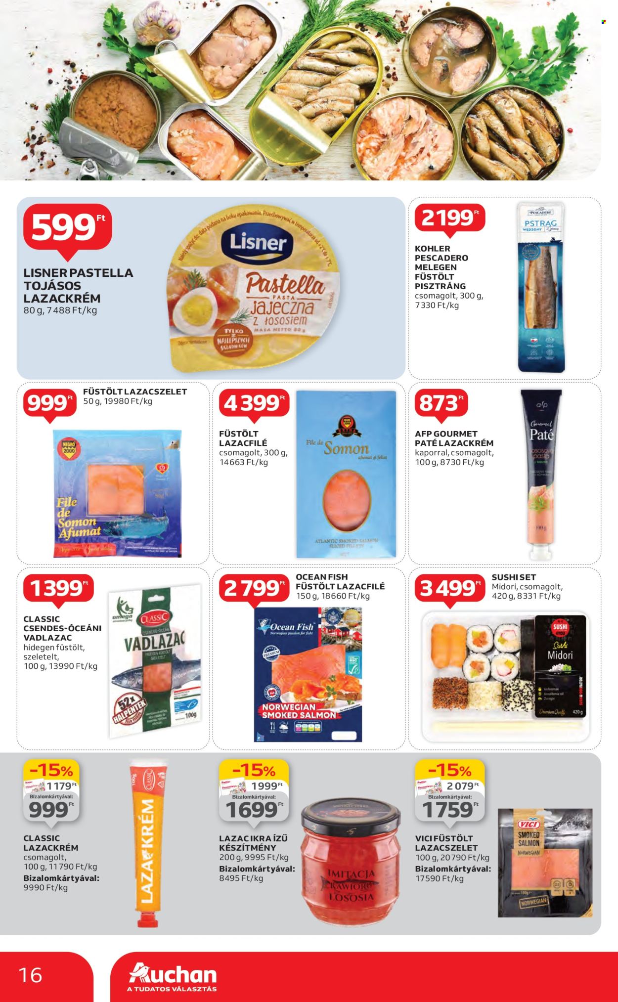 Auchan akciós újság érvényes:  - 2025.05.08 - 2025.05.14. 16. oldal