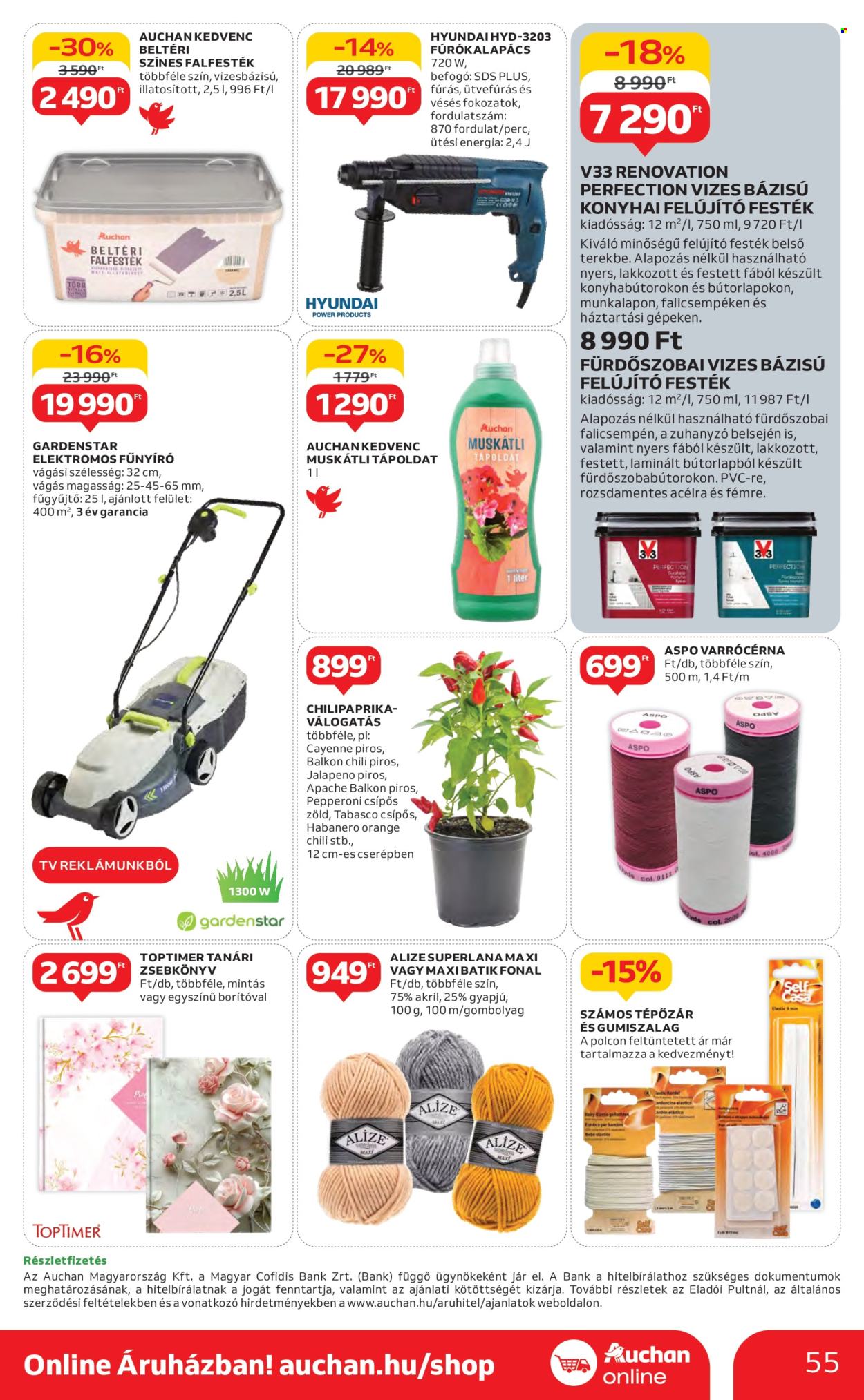 Auchan akciós újság érvényes:  - 2025.05.08 - 2025.05.14. 55. oldal