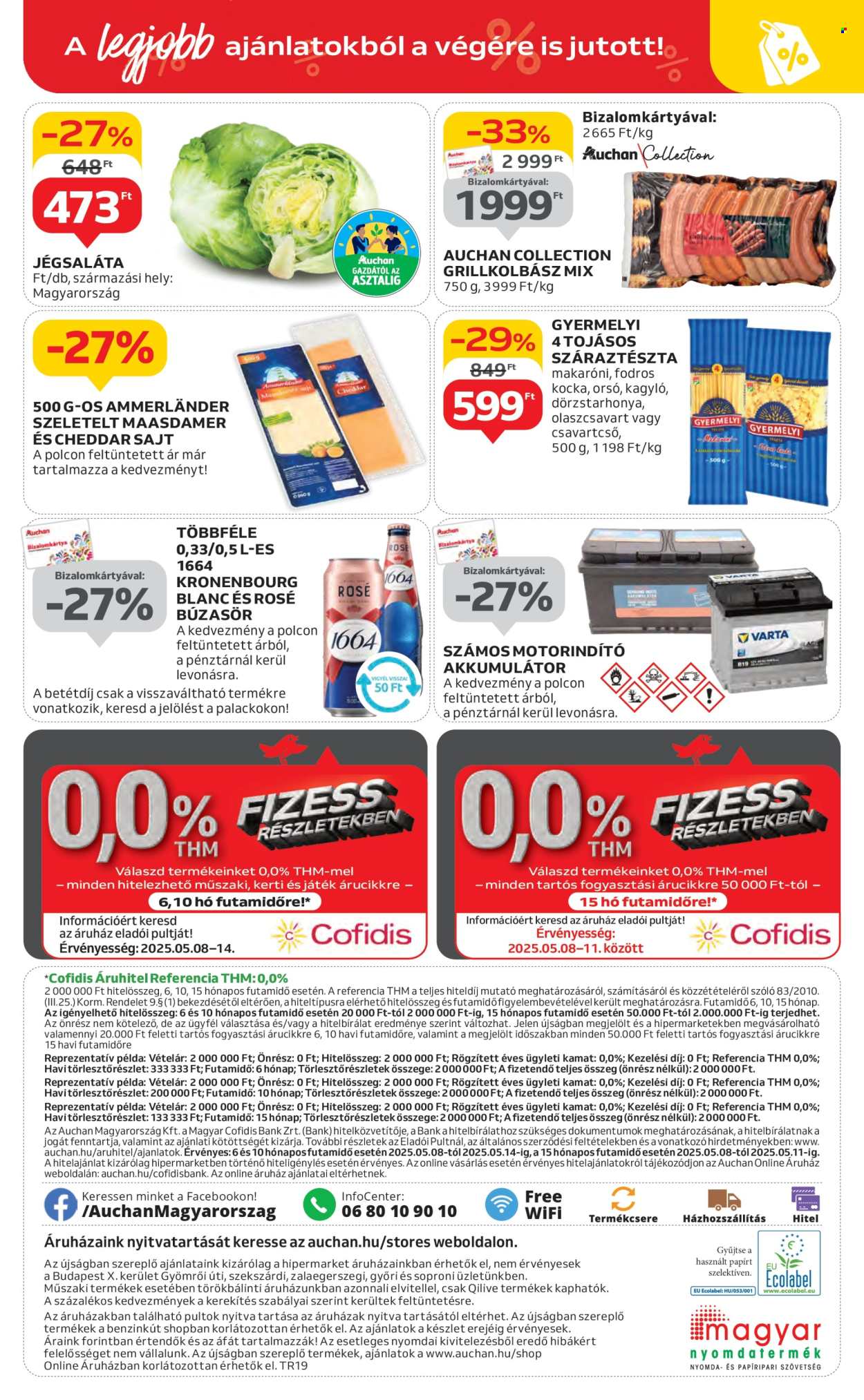 Auchan akciós újság érvényes:  - 2025.05.08 - 2025.05.14. 58. oldal