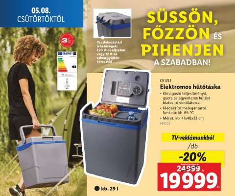 Elektromos hűtőtáska