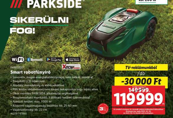 Parkside Smart robotfűnyíró
