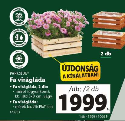 Fa virágláda