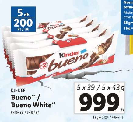 KINDER Bueno / Bueno White