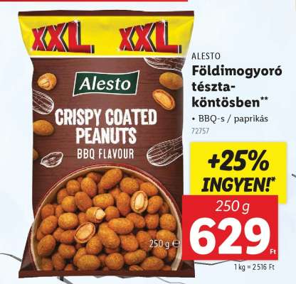 ALESTO Földimogyoró tésztaköntösben*