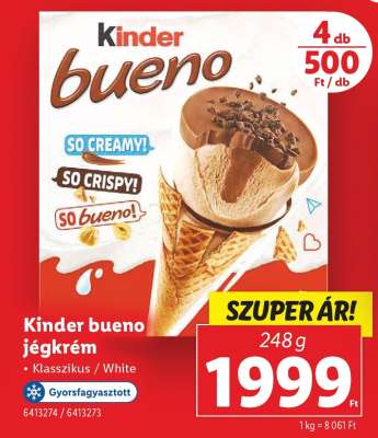 Kinder Bueno jégkrém