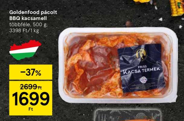 Goldenfood pácolt BBQ kacsamell
